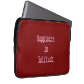 Happiness in Solitude Electronics Bag ラップトップスリーブ (正面右)