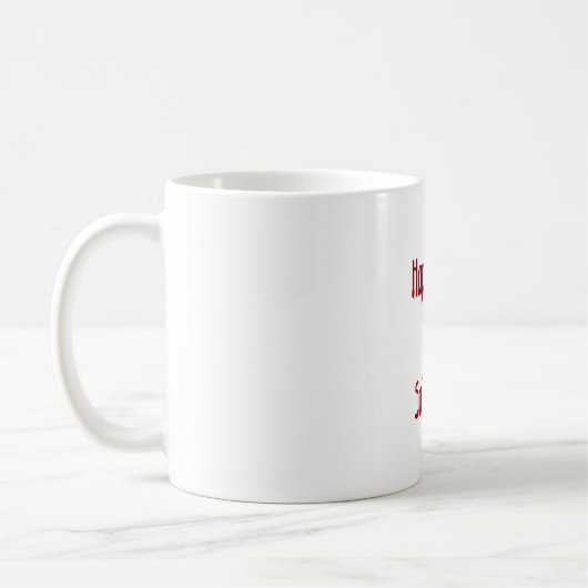 Happiness in Solitude Mug コーヒーマグカップ (左)