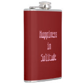 Happiness in Solitude Vinyl Wrapped Flask フラスク (右)