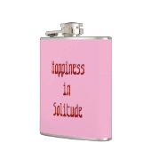 Happiness in Solitude Vinyl Wrapped Flask フラスク (左)