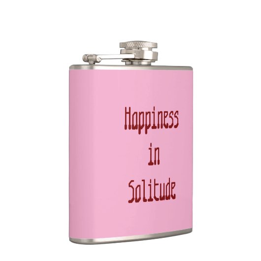Happiness in Solitude Vinyl Wrapped Flask フラスク (右)