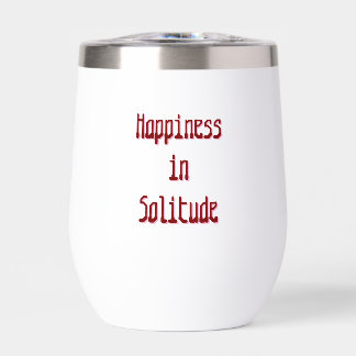 Happiness in Solitude Water Bottle