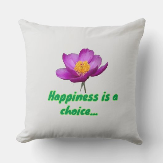 Happiness is  クッション (正面)