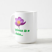 Happiness is  コーヒーマグカップ (正面左)