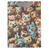 Happiness is a bunch of puppies クリップボード (正面)