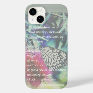 Happiness is a Butterfly - Inspiring Quote Case-Mate iPhone 14ケース