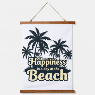 Happiness Is a Day at the Beach Wall Hanging  吊り下げ型タペストリー