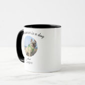 Happiness Is a Dog Personalised Mug マグカップ (正面左)