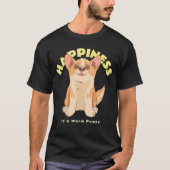 Happiness Is a Warm Puppy ! Tシャツ (正面)