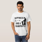 Happiness is being a grandpa  tシャツ (正面フル)