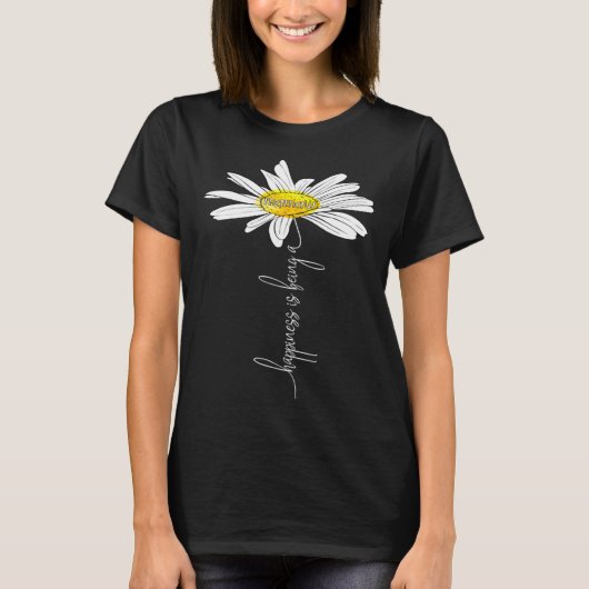 Happiness Is Being A Mamaw Daisy Tshirt Mother's D Tシャツ (正面)