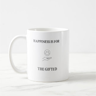 Happiness Is for the Gifted Funny Sarcastic Humor コーヒーマグカップ