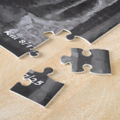 Happiness Is, Paris Musician Black & White Art ジグソーパズル (側面)