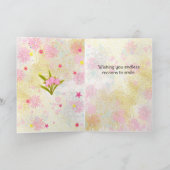 Happiness Looks Good on You – Whimsical Lettering カード (内部)