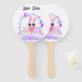 Happiness magic sweet bunny in the rainbow ハンドファン (正面&裏面)