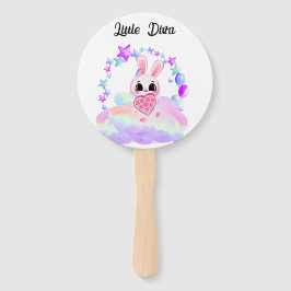 Happiness magic sweet bunny in the rainbow ハンドファン