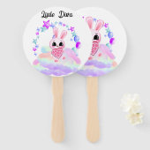  Happiness magic sweet bunny in the rainbow ハンドファン (正面&裏面)