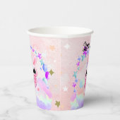 Happiness magic sweet bunny in the rainbow 紙コップ (右)