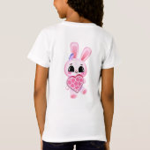 Happiness magic sweet bunny in the rainbow tシャツ (裏面)
