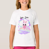  Happiness magic sweet bunny in the rainbow Tシャツ (正面)