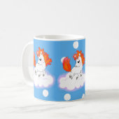 Happiness magic unicorn コーヒーマグカップ (正面左)