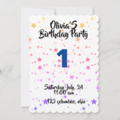 Happiness magic unicorn 招待状 (裏面)