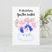 Happiness magic unicorn 招待状 (スタンド正面)