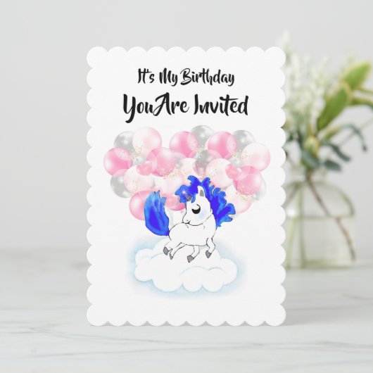 Happiness magic unicorn 招待状 (スタンド正面)