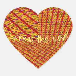 Happiness Tweedテクスチャの寸法よくはしゃぐ ハートシール