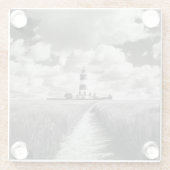 Happisburghの灯台 ガラスコースター (裏面)