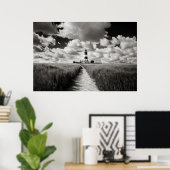 Happisburgh Lighthouse ポスター (ホームオフィス)