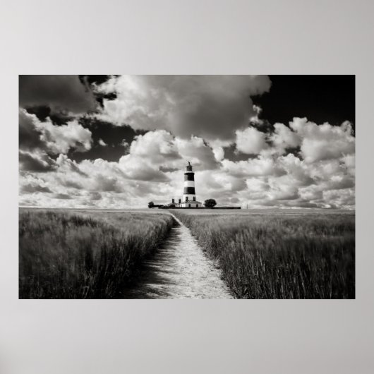Happisburgh Lighthouse ポスター (正面)