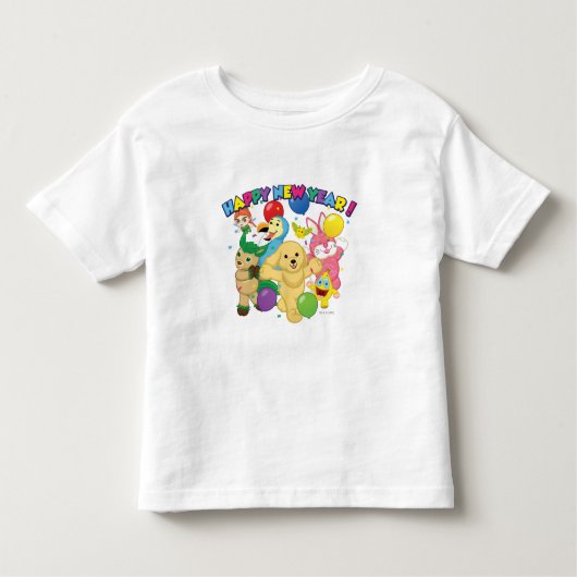 Happpyの新年2 トドラーTシャツ (正面)