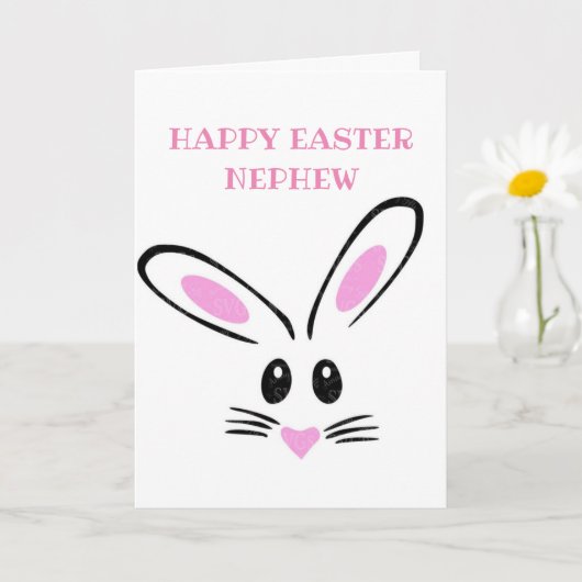 HAPPPY EASTER **NEPHEW** CARD カード (小さな植物)