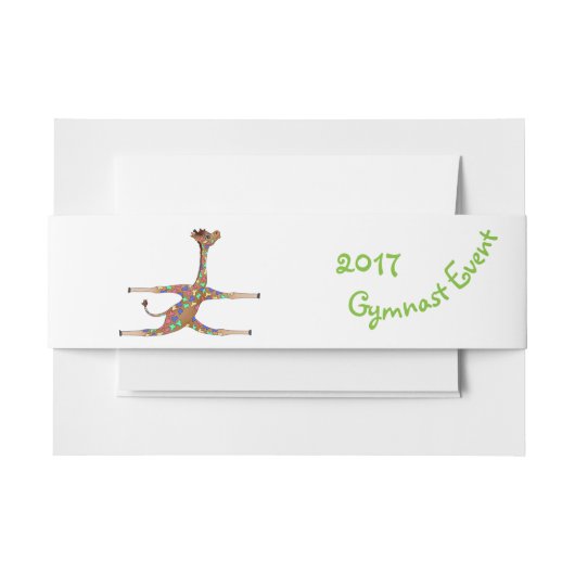 happyのJuul Company著虹の体操 招待状ベリーバンド (正面例)