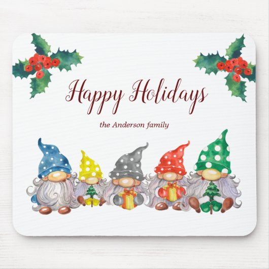 Happyカラフル格言スエレガントクリプトmosepad マウスパッド (正面)