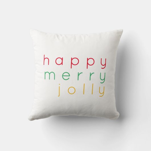 HAPPYメリースクエアすてき装飾用クッション クッション (裏面)