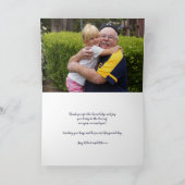 Happy祖父母の日のフォトカード カード (内部)