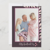 Happy祖父母の日フォトホリデーカード シーズンカード (正面)