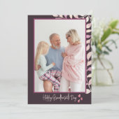 Happy祖父母の日フォトホリデーカード シーズンカード (スタンド正面)