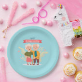 Happy祖父母の日ワードアート紙プレート ペーパープレート (パーティー)