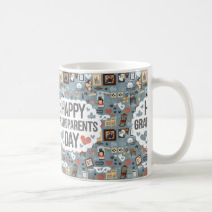 Happy祖父母の日贈り物 コーヒーマグカップ