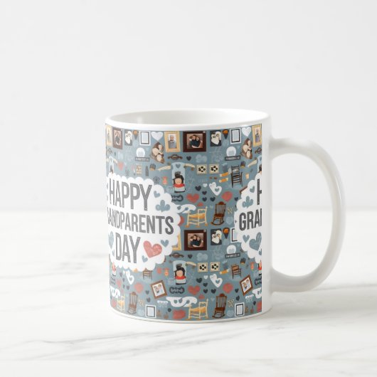 Happy祖父母の日贈り物 コーヒーマグカップ (右)