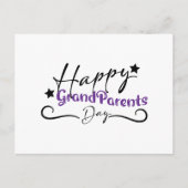 Happy祖父母カードおめでとう ポストカード (正面)