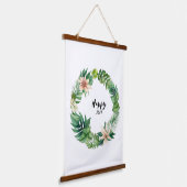 Happy2025リース 吊り下げ型タペストリー (傾斜あり)