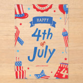 #Happy4thOfJulyAcrylicInvitation アクリル招待状 (正面)