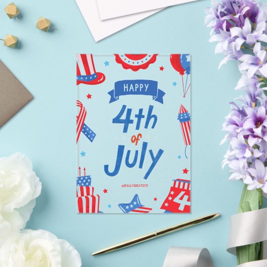 #Happy4thOfJulyAcrylicInvitation アクリル招待状 (インサイチュ (ウェディング))