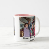 Happy65th ツートーンマグカップ (正面右)