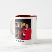 Happy65thmuchlove2 ツートーンマグカップ (正面左)