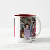 Happy65thmuchlove2 ツートーンマグカップ (正面右)